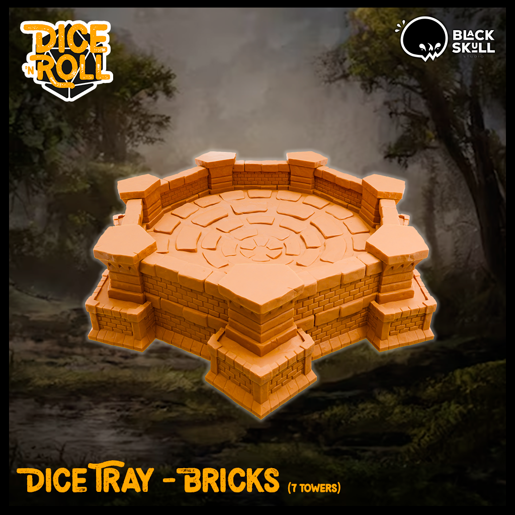 Dice Tray - Seven Towers & Dice Holder